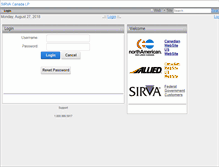 Tablet Screenshot of portal.sirva.ca